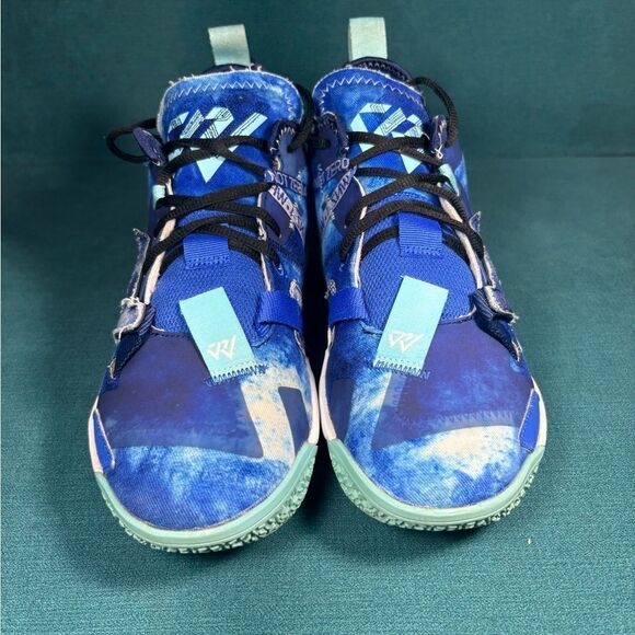 Size 8.5 - Men’s Nike Jordan Why Not Zer0.4 blue shoes - Picture 5 of 9